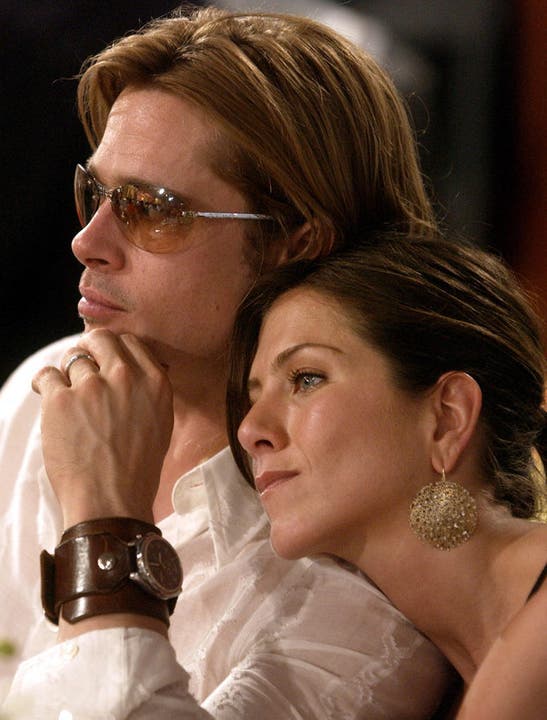 Sieben Jahre waren Jennifer Aniston und Brad Pitt ein Paar, fünf Jahre davon verheiratet. Dann tauchte Angelina Jolie auf der Bildfläche auf. (Bild: Keystone)