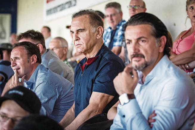 Waren 19 Monate lang die treibenden Kräfte beim FC Wil: Investor Mehmet Nazif Günal (links) und Verwaltungsrat Abdullah Cila. (Bild: Benjamin Manser)