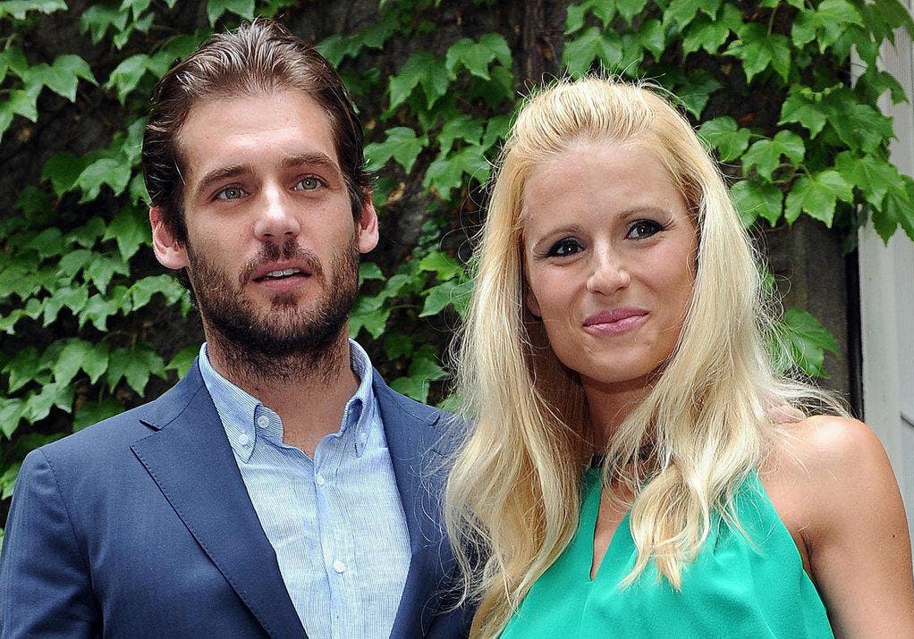 Traumpaar: Michelle Hunziker und ihr Mann Tomaso Trussardi. (Bild: Keystone)