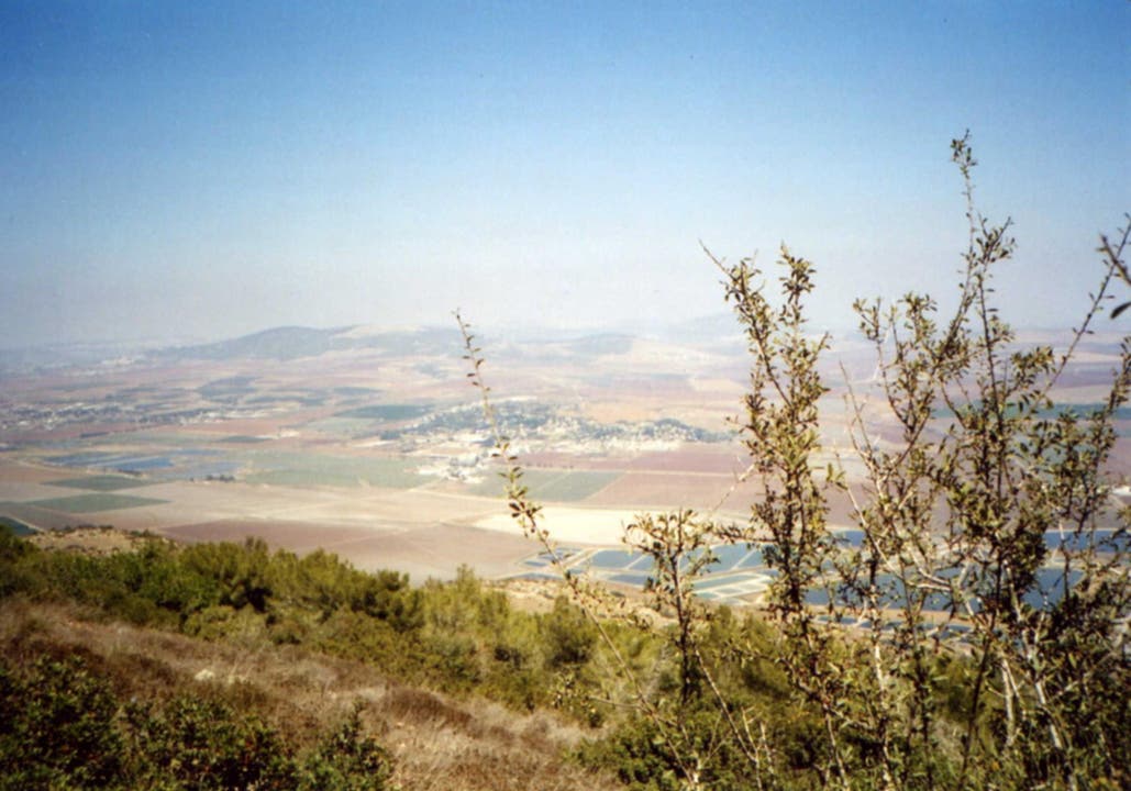Blick auf die israelische Landschaft nahe Bet Alfa. (Bild: Ueli Eisenhut)