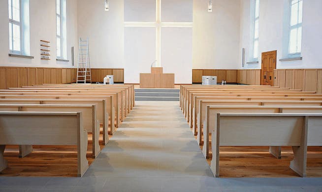 Die Schlichtheit der reformierten Kirche in Schwellbrunn wird beibehalten. (Bild: sso)