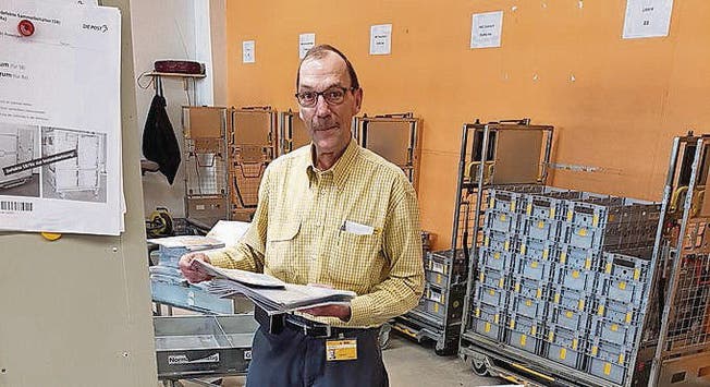 Martin Baur geht nach 45 Jahren Tätigkeit bei der Post in Pension. (Bild: pd)