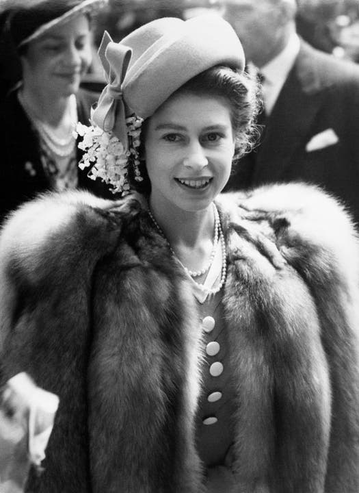 Ein Portrait der Queen im Jahr 1947. (Bild: Keystone)