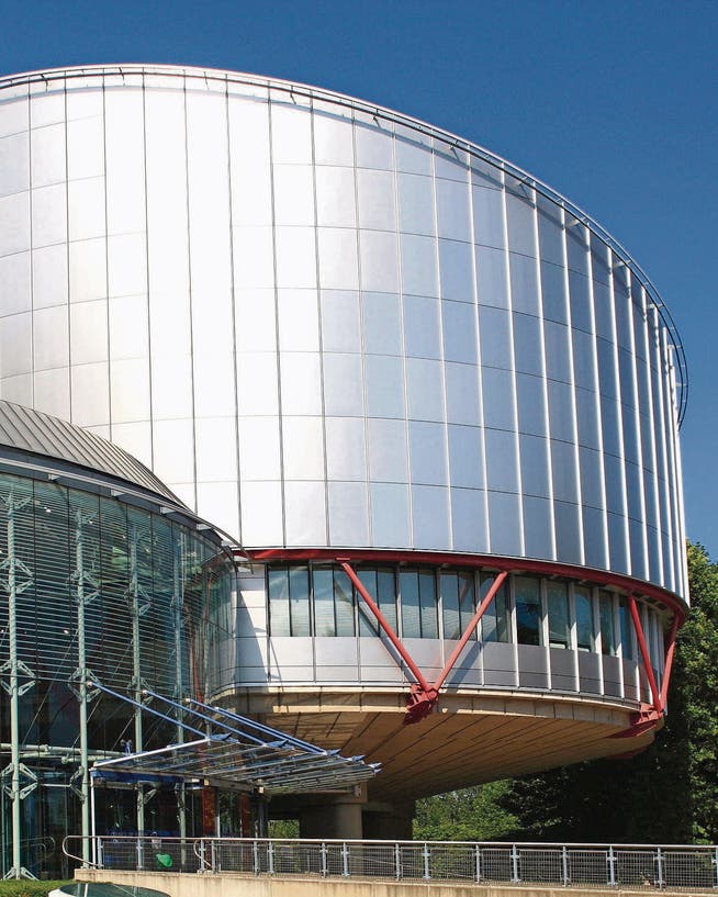 Der Europäische Gerichtshof für Menschenrechte (EGMR) in Strassburg. Auch die Schweiz hat einen Richtersitz. (Bild: fotolia)