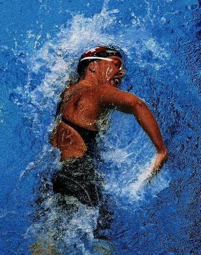 Die ehemalige Spitzenschwimmerin Chantal Strasser (Frauenfeld) war Manferdinis erste Klientin. (Archivbild: ky/Patrick B. Kraemer)
