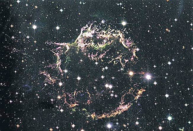 Ein wunderschöner Supernova-Überrest in der Kassiopeia.