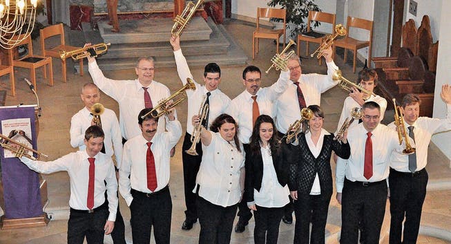 Trompeten geben in der Kirche Tübach am Sonntag den Ton an. (Bild: zVg)