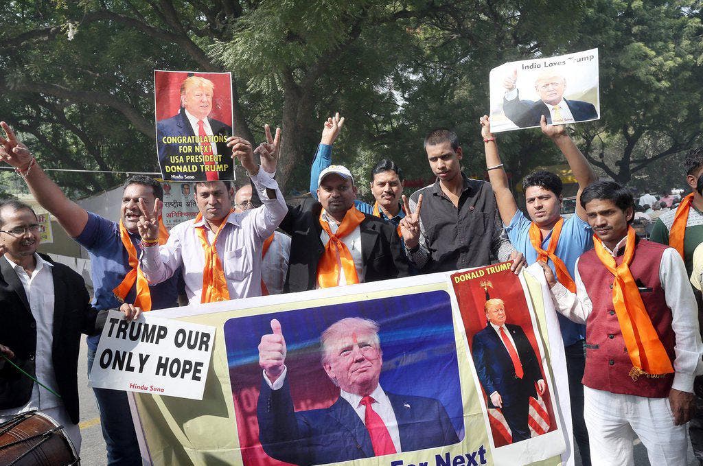 Indian Hindu sena to support US Republican presidential candidate Donald Trump (Bild: Keystone)