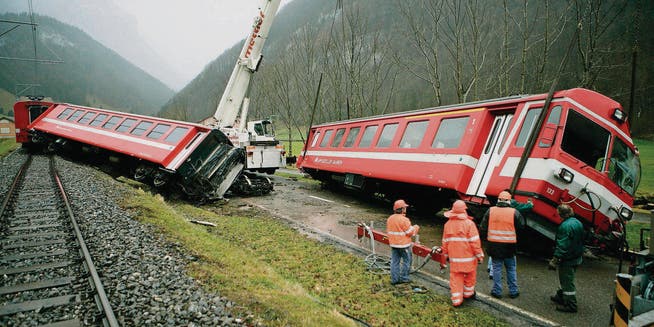 Im Januar 2007 hob der «Laseyer» einen Steuer- und einen Personenwagen aus den Schienen. Ersterer hatte ein Gewicht von ungefähr 20 Tonnen. 