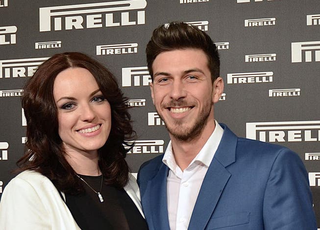 Michael Schmied und Zaklina Djuricic anfang Jahr glücklich vereint an der Pirelli-Night. (Bild: pd)