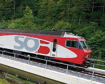 Eine Lok der Südostbahn (Bild: Urs Bucher)