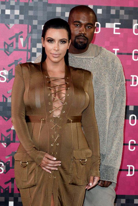 Hält die Liebe von Kim Kardashian und Kanye West länger als die ersten beiden Ehen der US-Schönheit? (Bild: Keystone)