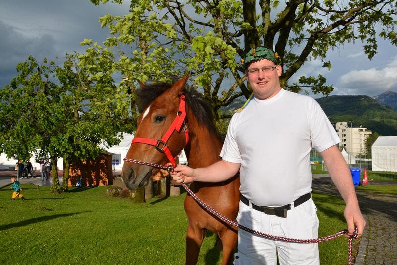 Andi Imhof mit Pferd. (Bild: PD)