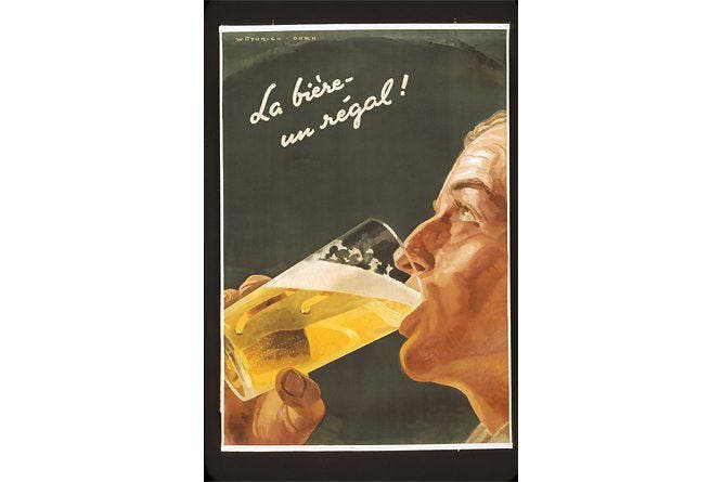 Das Bier als Geschenk (1947). (Bild: SBV)