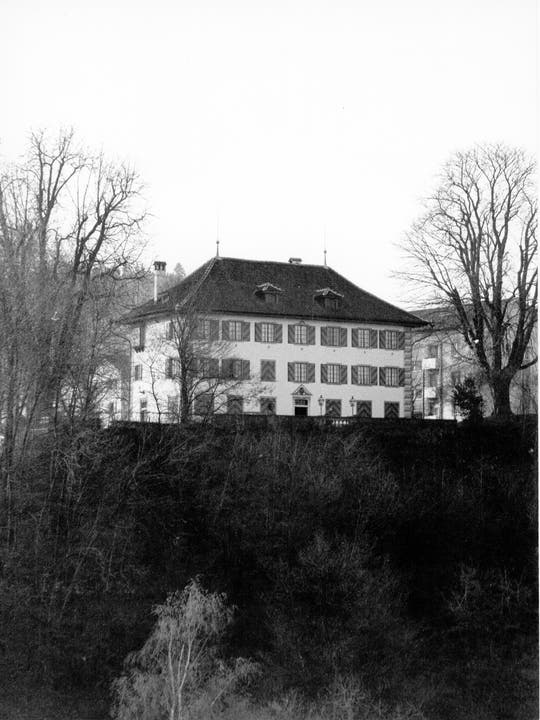 Der Freihof Geissenstein in den 1960er/1970er Jahren. Zu sehen ist die Nordfassade vom Geissensteinring aus.