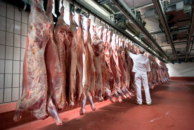 Rinderhälften werde deutlich mehr aus Deutschland importiert. (Bild: Gaetan Bally)