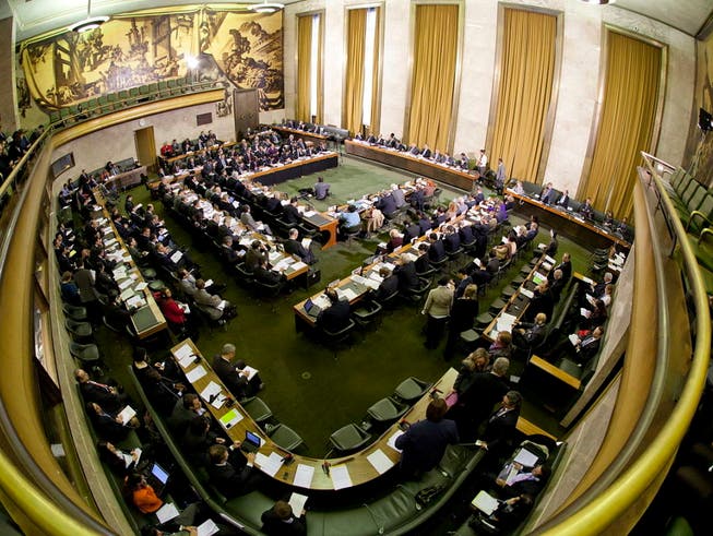 Der Vorsitz der Abrüstungskonferenz mit Sitz in Genf wechselt monatlich. Die Leitung geht nun ausgerechnet an das Bürgerkriegsland Syrien. (Bild: Flickr/United States Mission Geneva)