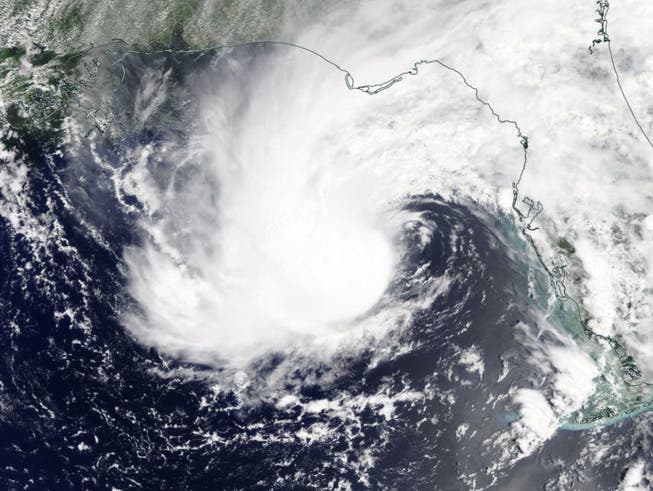 Der erste Hurrikan der Saison "Alberto" hat in den USA zwei Todesopfer gefordert. (Bild: KEYSTONE/EPA NASA WORLDVIEW/NASA WORLDVIEW / HANDOUT)