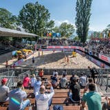 Beach Volleyball World Tour auf dem Lido in Luzern. Auf dem Bild zu sehen sind Impressionen. (Bild: Pius Amrein, 11. Mai 2018)