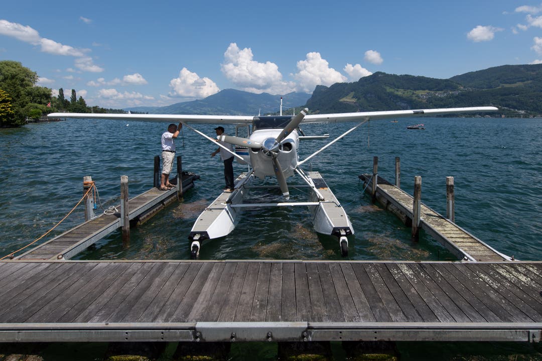 Impressionen vom Schweizerischen Wasserflugzeugtreffen in Hergiswil am 2. Juni 2018.(LZ/Eveline Beerkircher)
