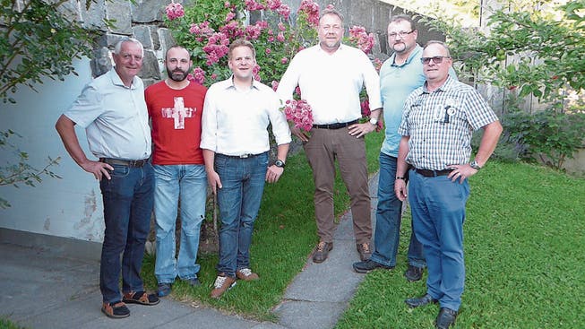 Andreas Meier, Claudio Granja, Stefan Lüönd, Thomas Müller, Heinrich Kuhn, René Kryenbühl (v. l.). (Bild: PD)