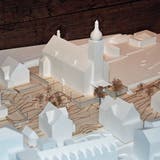 Das Modell des Siegerprojekts Cubiculum. Dieses und die übrigen fünf eingereichten Projekte sind im Sigristenhaus zu sehen. (Bilder: Matthias Piazza (Hergiswil, 21. Juni 2018))