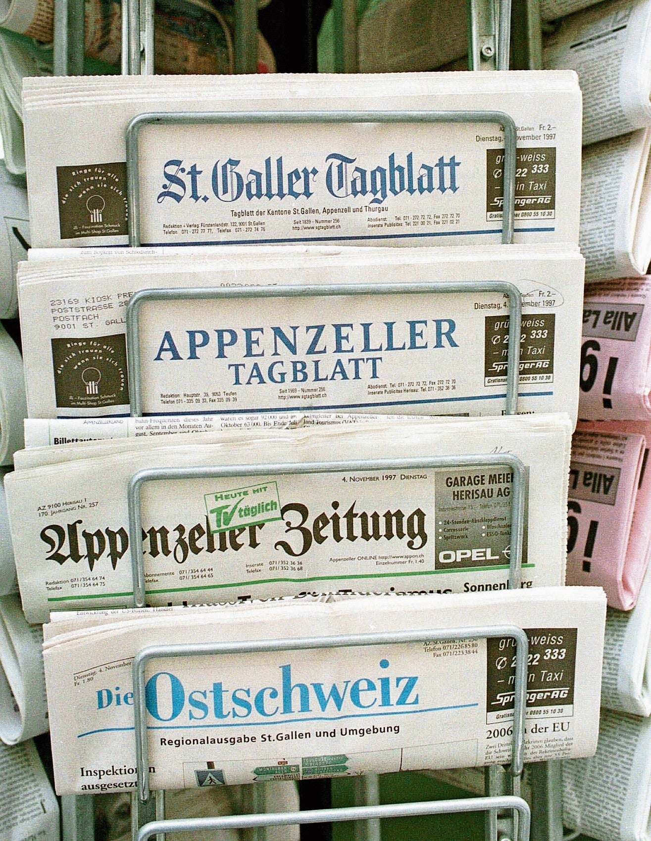 Zeitungsjubiläums-Serie: Als Die Appenzeller Zeitung Die Unabhängigkeit ...