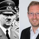 Der Thurgauer Politiker Thomas Keller (rechts) nimmt Adolf Hitler in Schutz. (Bild: pd)