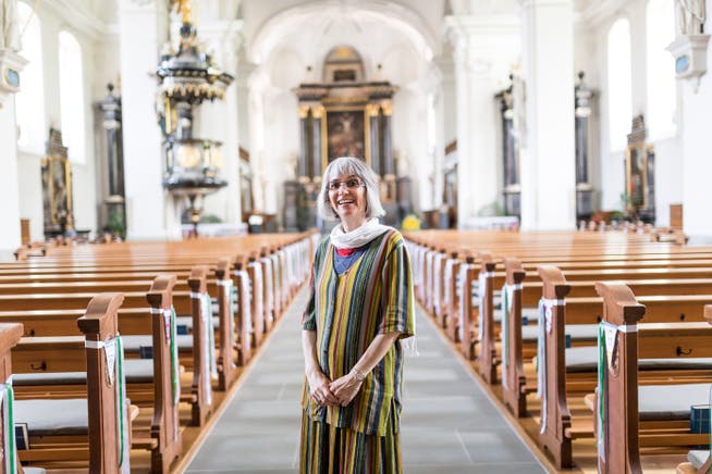 Christine Demel führt ein Leben für Gott – als geweihte Jungfrau. (Bild: Roger Gruetter (Willisau, 12. Juli 2018))