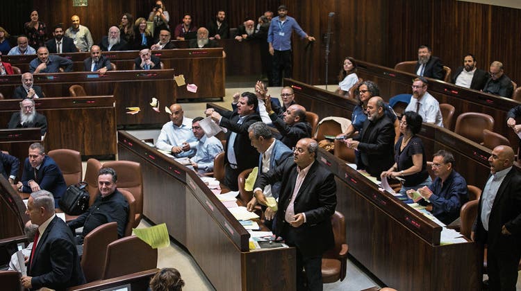 Israels Parlament beschliesst umstrittenes Nationalstaatsgesetz