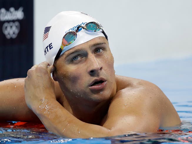 Sorgt erneut für negative Schlagzeilen: Schwimmstar Ryan Lochte (Bild: KEYSTONE/AP/MICHAEL SOHN)
