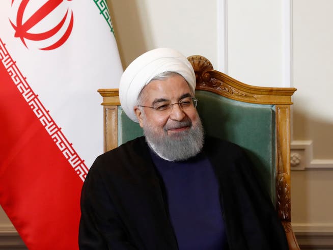 Behörden ermitteln: Sollte die Europa-Reise des iranischen Präsidenten Hassan Ruhani von einem Anschlag überschattet werden? (Bild: KEYSTONE/PETER KLAUNZER)