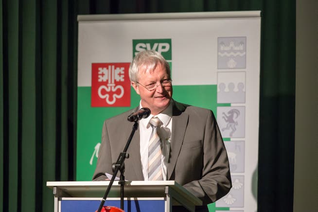 Christoph Keller, Präsident der SVP Nidwalden. (Bild: André A. Niederberger (Stans, 5. Januar 2018))