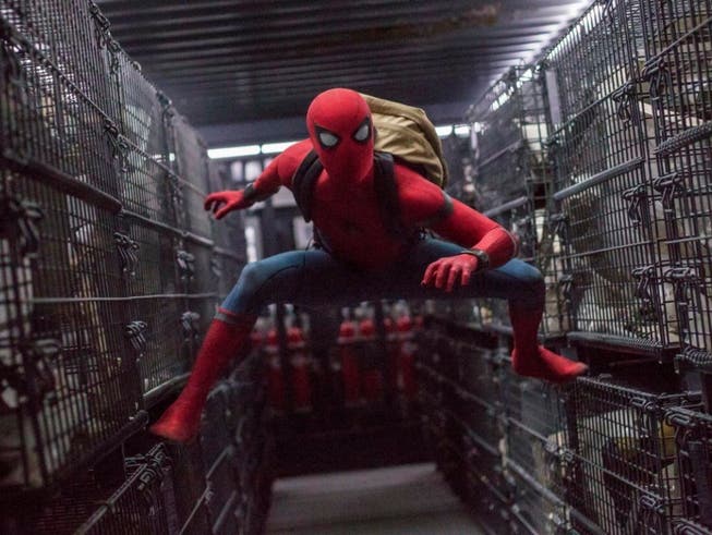 Szene aus dem jüngsten Spider-Man-Kinofilm «Spider-Man: Homecoming» (2017). (Bild: KEYSTONE/AP Sony Pictures - Columbia Pictures/CHUCK ZLOTNICK)