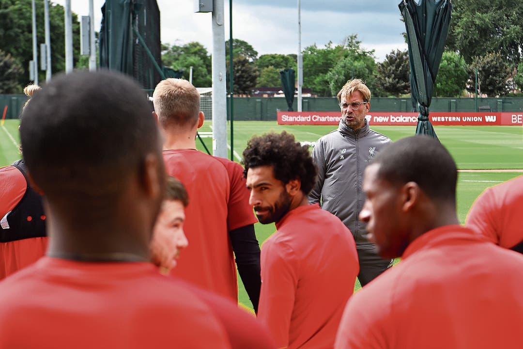 Zuversichtlich vor der neuen Saison: Liverpool-Trainer Jürgen Klopp hat ein starkes Team. (Bild: Andrew Powell/Getty (Liverpool, 10. August 2018))