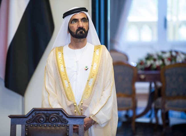 Mohammed bin Rashid al-Maktoum,ist Herrscher des Emirats Dubai und Premierminister, Verteidigungsminister sowie Vizepräsident der Vereinigten Arabischen Emirate. Bild: imago (Warschau, 8. Juni 2015)