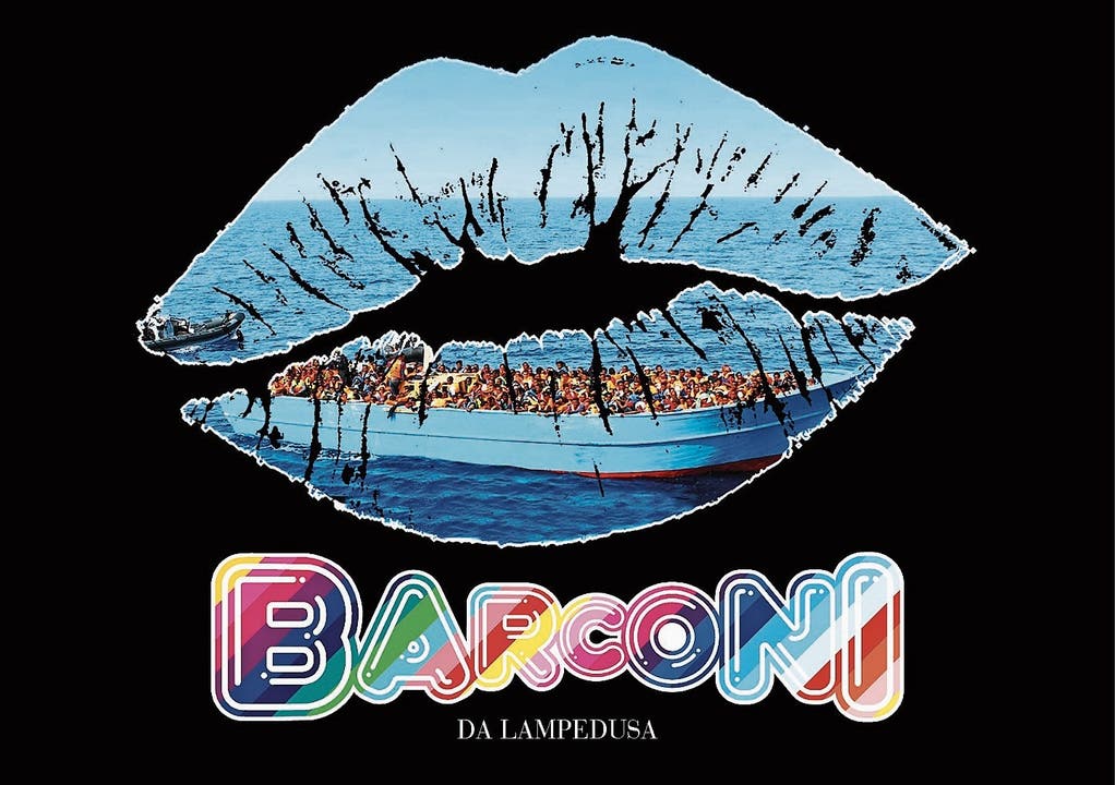 Barconi – Urlaubsgrüsse von den Schlepperkähnen: Postkarte von Matteo Franco.
