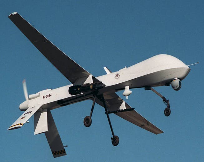 Eine bewaffnete Drohne der US Air Force. 