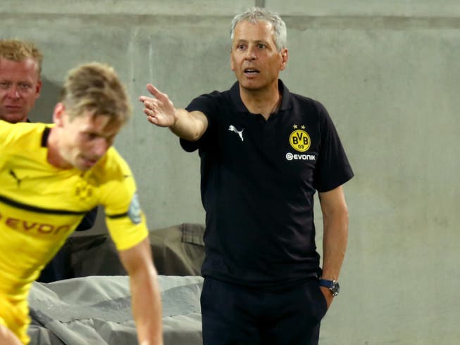 Trainer Lucien Favre weist Borussia Dortmund den Weg (Bild: KEYSTONE/dpa/DANIEL KARMANN)