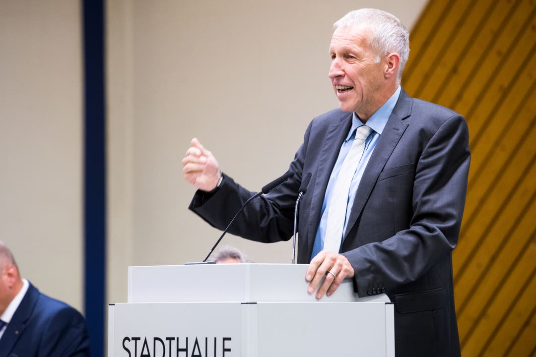 Am Mittwoch, 29. August 2018 gibt Konrad Graber an der CVP-Delegiertenversammlung in Sursee seinen Rückzug aus der Politik bekannt. (Bild: Eveline Beerkircher)