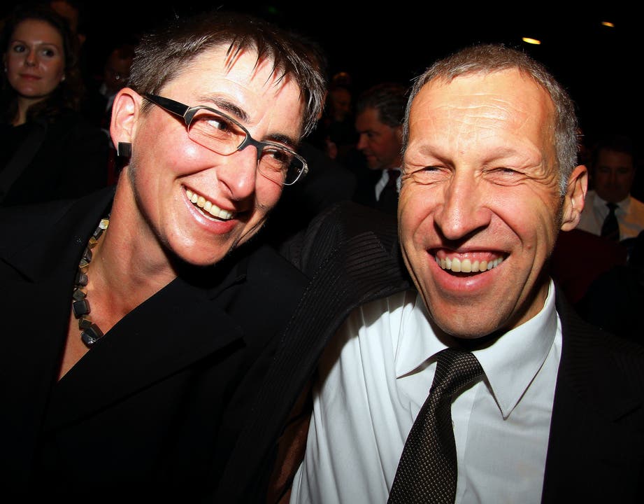 Mit seiner Ehefrau Andrea Wyss besucht Konrad Graber die 17. Theater-Gala der Krankenversicherung CSS im Luzerner Theater im Oktober 2010. (Bild: Archiv LZ)