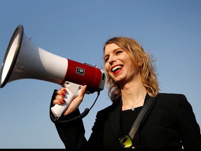 Wollte in der australischen Metropole Sydney einen Vortrag halten: Ex-WikiLeaks-Informantin Chelsea Manning. (Bild: KEYSTONE/AP/PATRICK SEMANSKY)