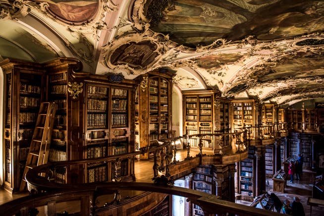 International bekannt: Die St. Galler Stiftsbibliothek. (Bild: Sabrina Stübi)