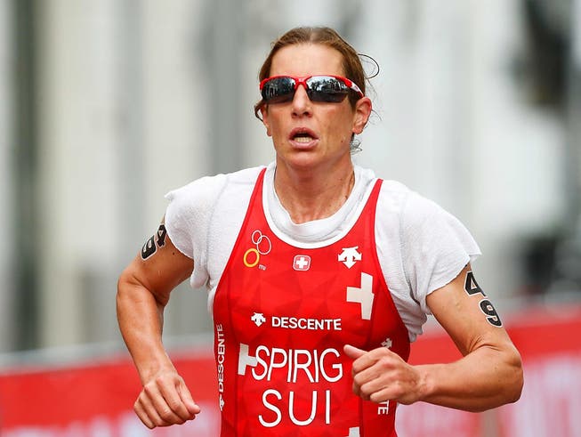 Auf Nicola Spirig ruhen einmal mehr die grossen Schweizer Medaillen-Hoffnungen im Triathlon (Bild: KEYSTONE/EPA ANP/BAS CZERWINSKI)