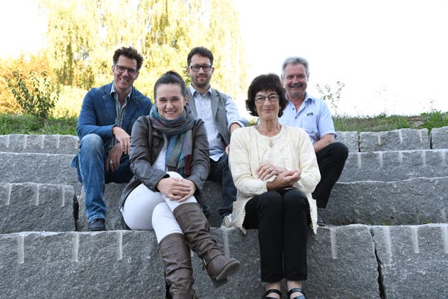 Der Vorstand: Andreas Müller, Dagmar Grigarova, Thomas Haubrich, Irène Manz und Stefan Zöllig. (Bild: Rita Kohn)