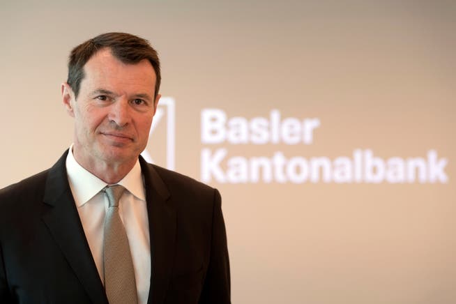 Guy Lachappelle, CEO der Basler Kantonalbank. Bild: Georgios Kefalas/Keystone (Basel, 1. März 2018)