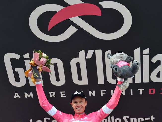 Wird 2019 einen spektakulären Start erleben: Chris Froome, Sieger des Giro d'Italia 2018 (Bild: KEYSTONE/EPA ANSA/DANIEL DAL ZENNARO)