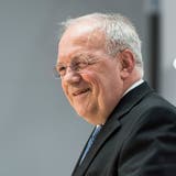 Bundesrat Johann Schneider-Ammann während der Medienkonferenz zu seinem Rücktritt auf Ende Dezember 2018. (Bild: Peter Schneider/Keystone (Bern, 25. September 2018))