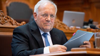 Bundesrat Johann Schneider-Ammann im Ständerat. (Bild: KEYSTONE/Anthony Anex (Bern, 25. September 2018))