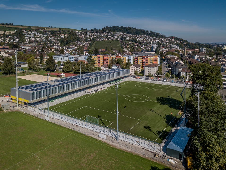 Gespielt wird im neuen SCK-Stadion auf Kunstrasen. Bild: Pius Amrein (Kriens, 26. September 2018)